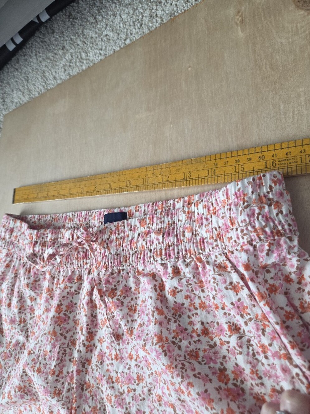 GAP Cottagecore Floral Cotton Wide Straight Leg Lounge Pants - Picture 8 of 14